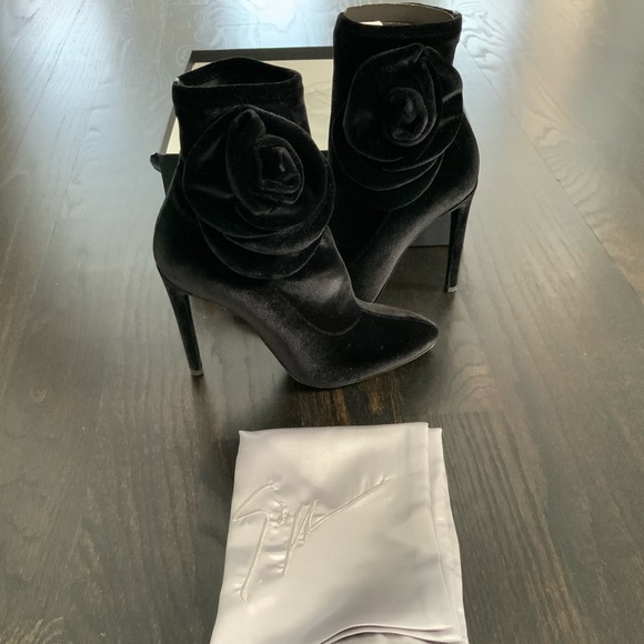 Giuseppe Zanotti Boots with Rose